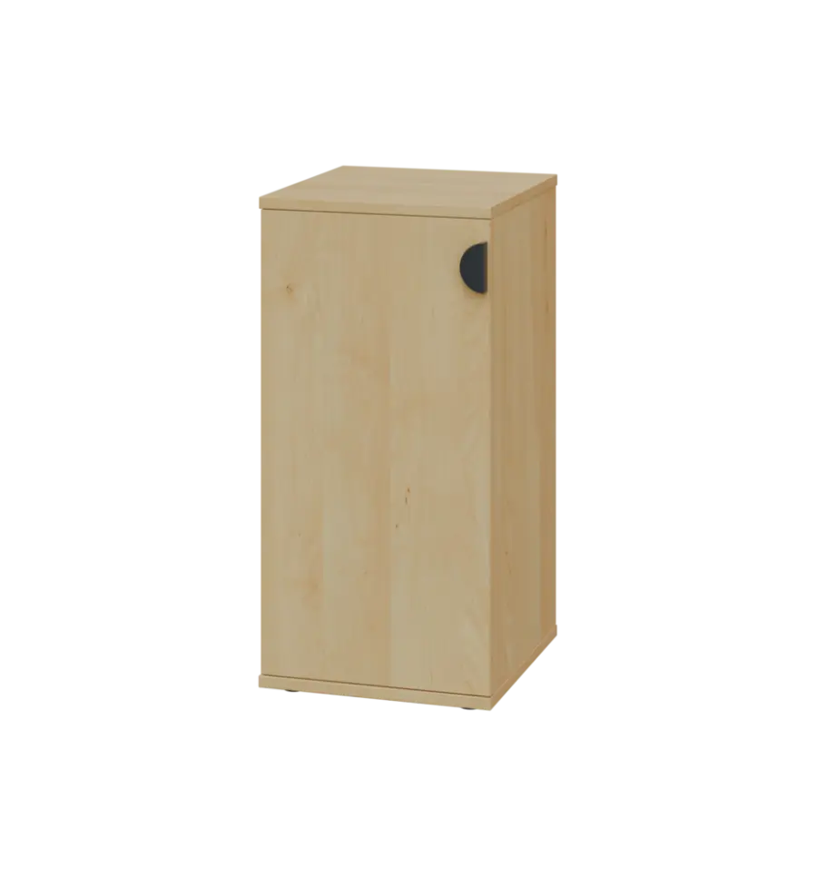 TN 2 - 3D kancelářská skříň, 1-dveřová, levá, 750x360x400, javor horský